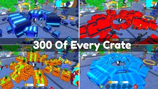 quotINSANE LUCK Opening 300 Of Every Crates in Toilet Tower Defensequot [upl. by Sawyere]