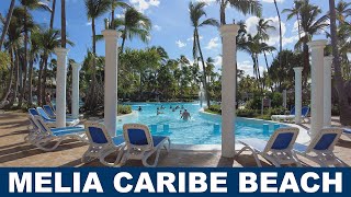 Melia Caribe Beach Punta Cana Dominican Republic 2022 Walking Tour [upl. by Eeliab]