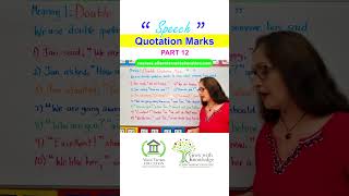 Using Speech Marks  Punctuating Direct Speech  EasyTeaching english writing punctuation speech [upl. by Norwood]