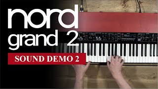 Nord Grand 2  Demo Of The Other Sounds Not Acoustic Pianos  Bonners Music [upl. by Xylina]