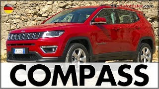 2017 Jeep Compass 14 Limited 4x4 170 PS  Test  Fahrbericht  Review  Deutsch [upl. by Clellan]