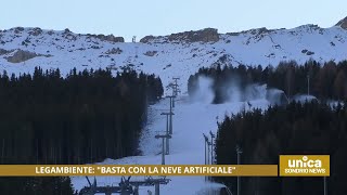 Legambiente quotbasta con la neve artificialequot [upl. by Howund668]