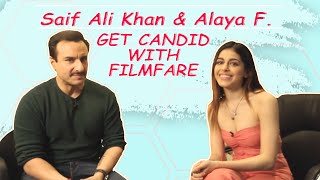 Jawaani Jaaneman Interview  Up Close And Personal With Saif Ali Khan And Alaya F  Filmfare [upl. by Gorski631]