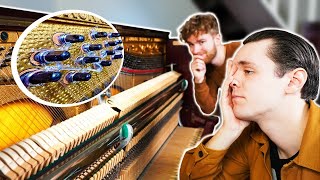 I switched my piano strings to fishing line then hired a piano tech to fix it [upl. by Anitac5]