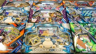 Pokemon Opening  10 GX Collection Boxes  GX Pokemon Cards [upl. by Kendy]