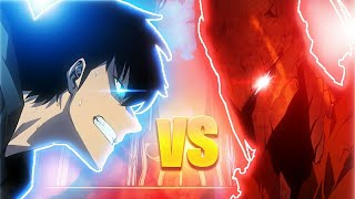 Sung JinWoo vs Igris AMV Legends Never Die Song by Alan Walker [upl. by Llemor799]