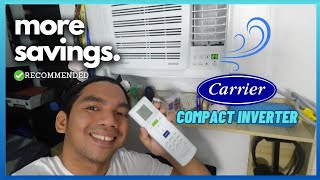 CARRIER Compact Inverter Aircon Review ❄️  Benefits amp Advantages ✔️ [upl. by Ahcim]