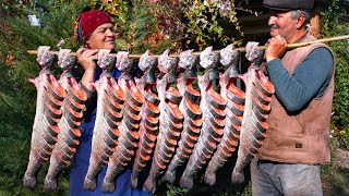 Fresh Trout Cooked in a Wood Fired Oven  A Traditional Delight [upl. by Alasdair]