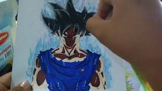 MIS DIBUJOS DE DRAGON BALL Z HECHOS DE CANALES DE DIBUJO Y MIS MATERIALES DE ARTE [upl. by Jegar]