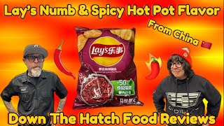 Lays Numb amp Spicy Hot Pot flavors chips review snacks review lays [upl. by Haleelahk]