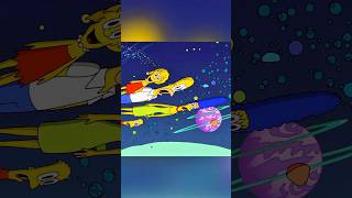 Simpsons Pulled into a Black Hole 😱 simpsons shorts [upl. by Onitnas]