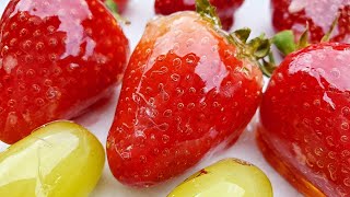 The Perfect Candied Fruit without Corn Syrup Tanghulu Recipe [upl. by Rema]