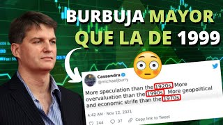 💥Michael Burry lo tiene claro y VENDE todas sus ACCIONES excepto 6 👉 Peor burbuja que la punto com [upl. by Klina]