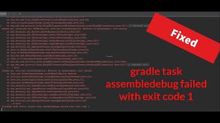 fix flutter error  gradle task assembledebug failed with exit code 1 [upl. by Davidoff]