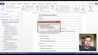 Office Tutorials 02 Inhaltsverzeichnis und Literaturverzeichnis in Word 2013 [upl. by Ecylla]