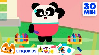 HICKORY DICKORY DOCK 🎵🕰️🐟 Best Nursery Rhymes for Kids  Lingokids [upl. by Jenifer460]