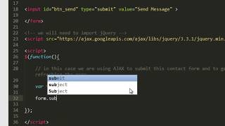 How to Submit Form Using PHP JSON AJAX and jQuery [upl. by Yarg]