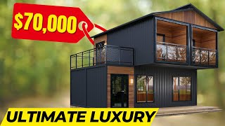 Inside a 70000 Luxury Tiny House  Tiny House Tour [upl. by Anyehs]