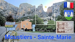 MoustiersSainteMarie 🇨🇵 📽 4K [upl. by Jaala]