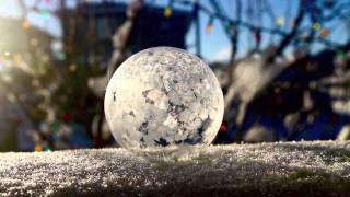 frozen bubbles in calgary [upl. by Silver]