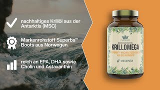 Krillöl Kapseln mit Krill aus der Antarktis  nachhaltiger Fang und Extraktion  naturaliede [upl. by Aratihc456]