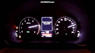 Lexus IS300h acceleration 0200 kmh 0100 kmh 0400 m top speed racelogic [upl. by Naicul]