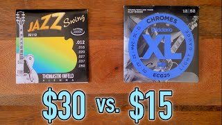 Are These Guitar Strings Worth 30 A Flatwound Comparison [upl. by Najtsirk304]