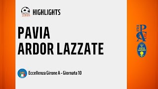 HIGHLIGHTS Eccellenza Girone A 2425  Day 10  Pavia  Ardor Lazzate [upl. by Fancy]