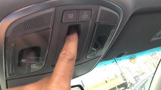 Hyundai Tucson  How to open and close the sunroof [upl. by Darwen407]