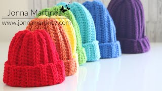 Crochet Easy Baby Toddler Hat  Bag o day Crochet Tutorial 220 [upl. by Chard]