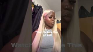 Toning a 613 Wig🧝🏾‍♀️Subscribe for more shorts hairvideo [upl. by Miehar]