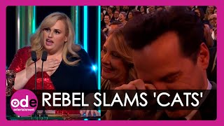 Baftas Rebel Wilson jokes about Cats during very funny awards speech [upl. by Alleuqahs992]