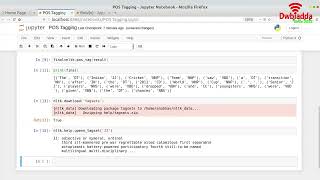 How to implement pos tagging in nltk  NLP tutorial [upl. by Annodal7]