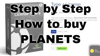 How to buy PLANETS and a Type 4 License for Planetwatch on Bitfinex [upl. by Naginnarb]