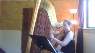 As time goes by Casablanca  Frank Sinatra Harp Cover  Michigan Harpist Chanah Ambuter [upl. by Ecinev990]