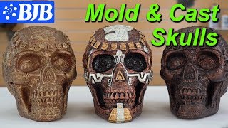 Cool Mold Tutorial  RotoCasting a Skull in Resin and Foam [upl. by Aneehc792]