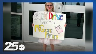 McGregor ISD student spends summer donating hundreds of books to her primary school [upl. by Chaim]