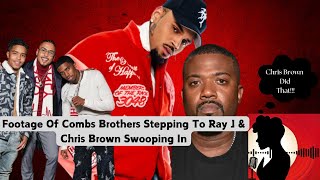 Footage Of Combs Brothers Stepping to Ray J amp Chris Brown Swooping In [upl. by Renata]