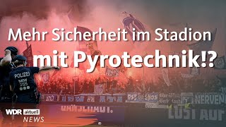 DFB diskutiert über Pyrotechnik im FußballStadion Bald kein Verbrechen mehr  Aktuelle Stunde [upl. by Eornom]