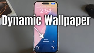 How to use dynamic wallpaper iPhone iOS 18 [upl. by Carilla]