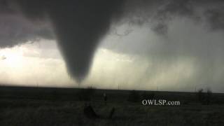 April 29 2009 TX Tornadoes  East of Plainview TX OWLSPcom [upl. by Silvanus370]