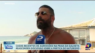 Agressões na Praia da Galheta reacendem debate sobre prática do naturismo em Florianópolis [upl. by Somisareg20]