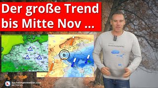 Das gab es seit über einem Jahr nicht mehr  neuer Wettertrend bis Mitte November [upl. by Kiernan]