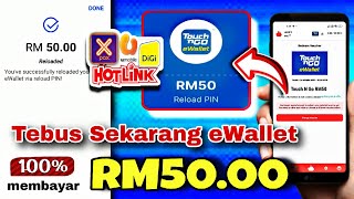 cara claim ewallet RM50 TERBARU  touch n go 2024  FREE [upl. by Ettore200]