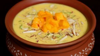 Mango Kheer  Easy Dessert Recipe  Mango Special  Ruchis Kitchen [upl. by Yespmed]