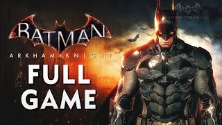 Batman Arkham Knight  Full Game Walkthrough in 4K 60fps 120 Knightmare [upl. by Beryl]