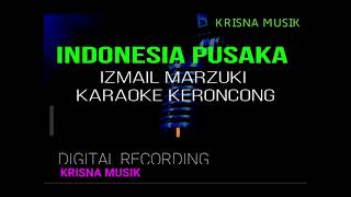 INDONESIA PUSAKA KARAOKE KERONCONG UNTUK HUT KEMERDEKAAN RI [upl. by Ahsekel]