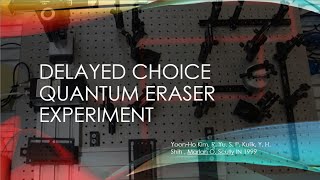 Delayed choice quantum eraser experiment [upl. by Engracia]