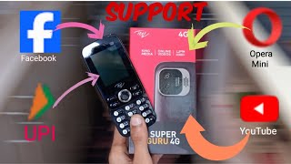 Itel Super Guru 4G Keypad Phone  Support YouTube  UPI ID  Facebook  Opera Mini 😱 [upl. by Assyral368]