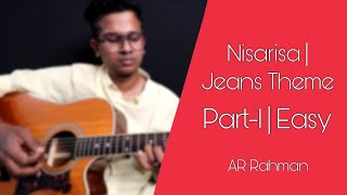 Nisarisa Jeans Theme  Part1  Easy Guitar Cover  Ar Rahman  Isaac Thayil  Tamil Guitar Lessons [upl. by Antoine]